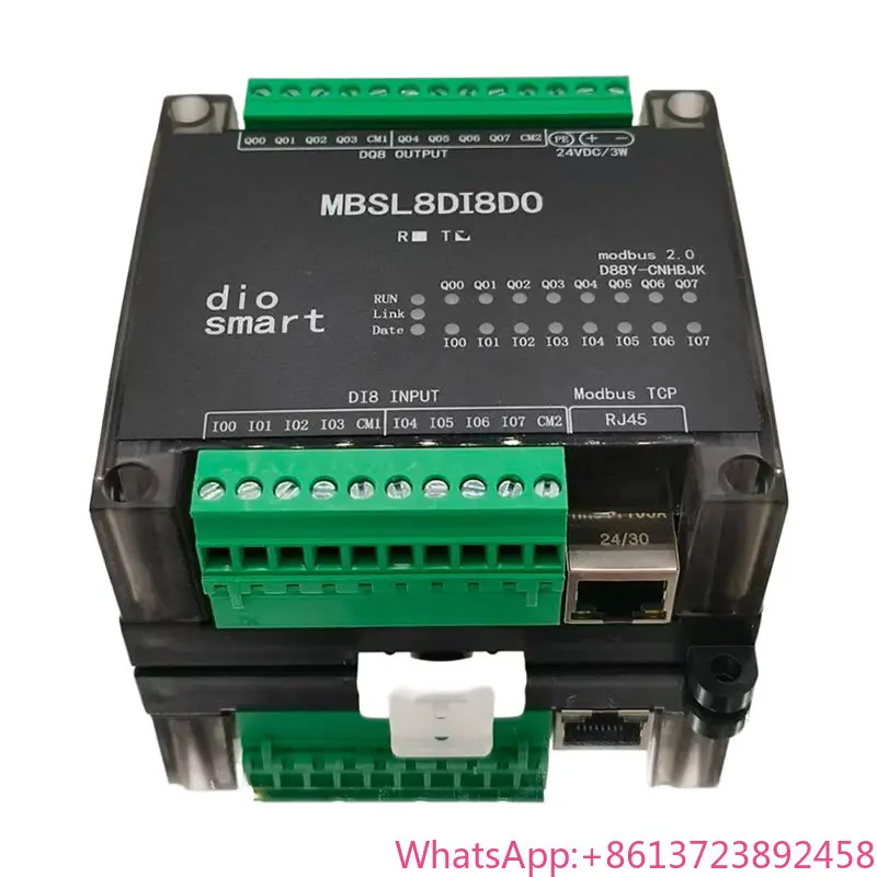 

MBSL8DI8DO-TCP MODBUS Switch Quantity Isolation 8-Channel Input 8-Channel Output