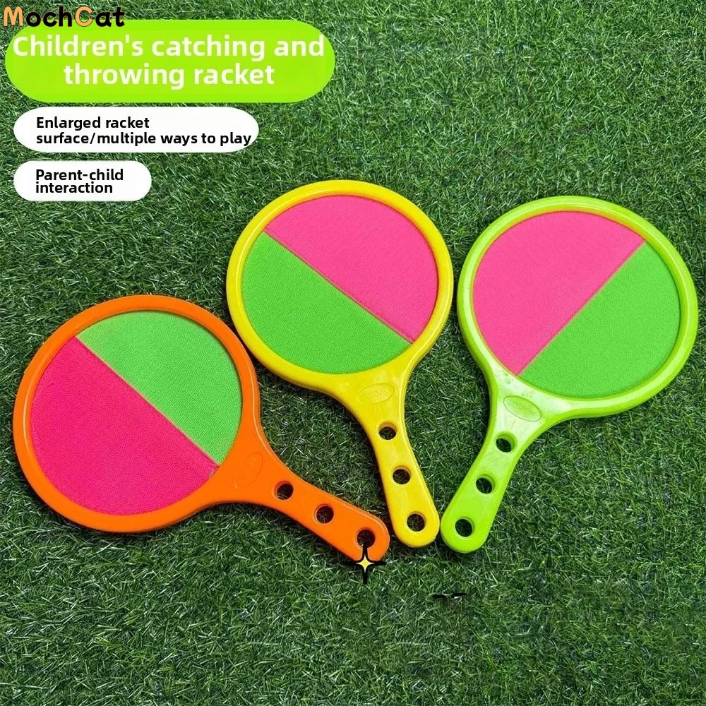 

Disc Paddle Toss and Catch Ball Set Tennis Style Fun Design Suction Cup Ball Adhesive Ball 2 Balls Throwing Toy Ball Park Games