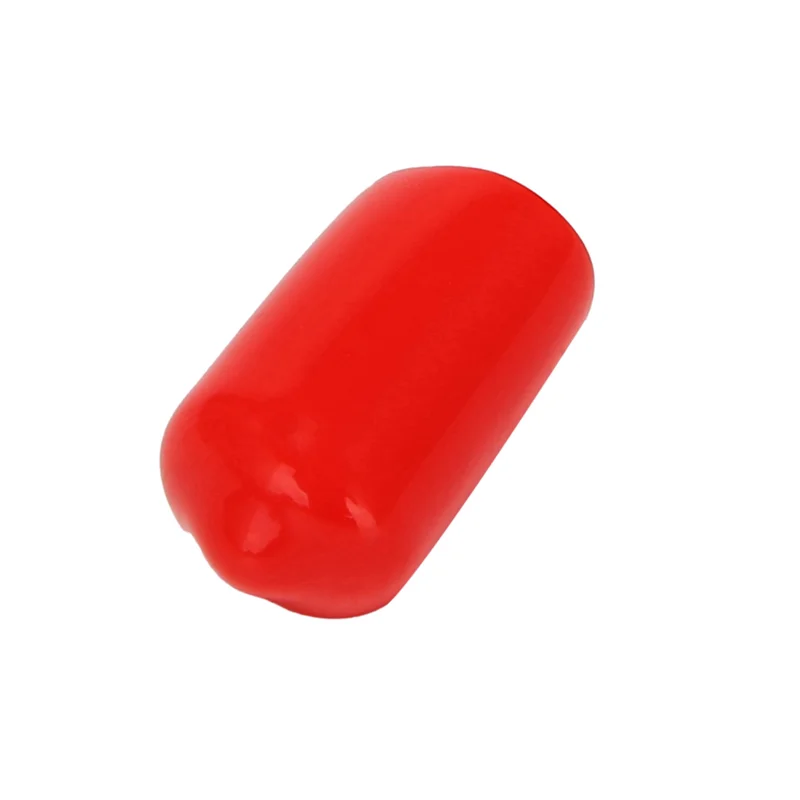 

Flash Trend 400Pcs Rubber End Caps 9.5Mm ID PVC Round Tube Bolt Cap Cover Screw Thread Protectors Red