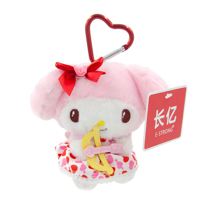 Sanrio My Melody Doll Portachiavi con ciondolo bambola di peluche Ciondoli per borse Regalo di compleanno per ragazze per giocattoli per bambini