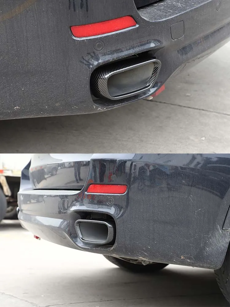 Für BMW X5 F15 X6 F16 2014-18 Auto Styling Schwanz Schalldämpfer Auspuffrohr Ausgang Abdeckung Trim Außen Zubehör (für M Sport Version) – Detail 9