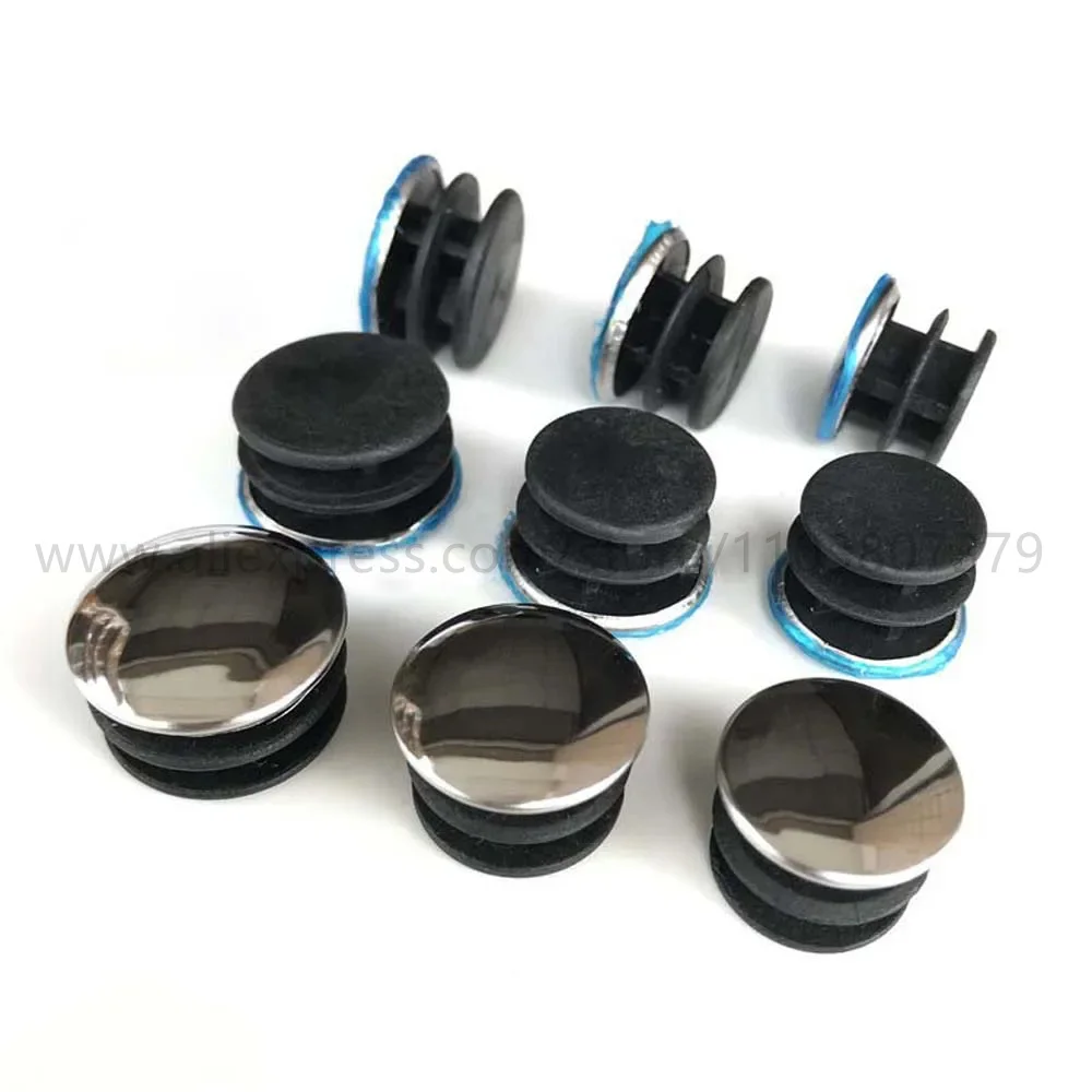 Dia 16mm 20mm 22mm 25mm 40mm 50mm 60mm Round Tube Pipe Inserts Plugs Blanking End Caps Furniture Leg Hole Cover Stainless Steel