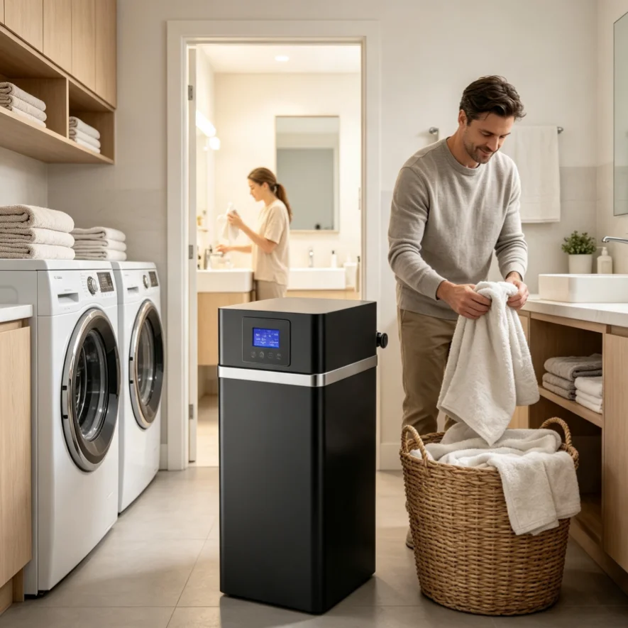Hard Water Softener Ion Exchange Resin Automatic Water Softener Electric Valve Water Softener System Home