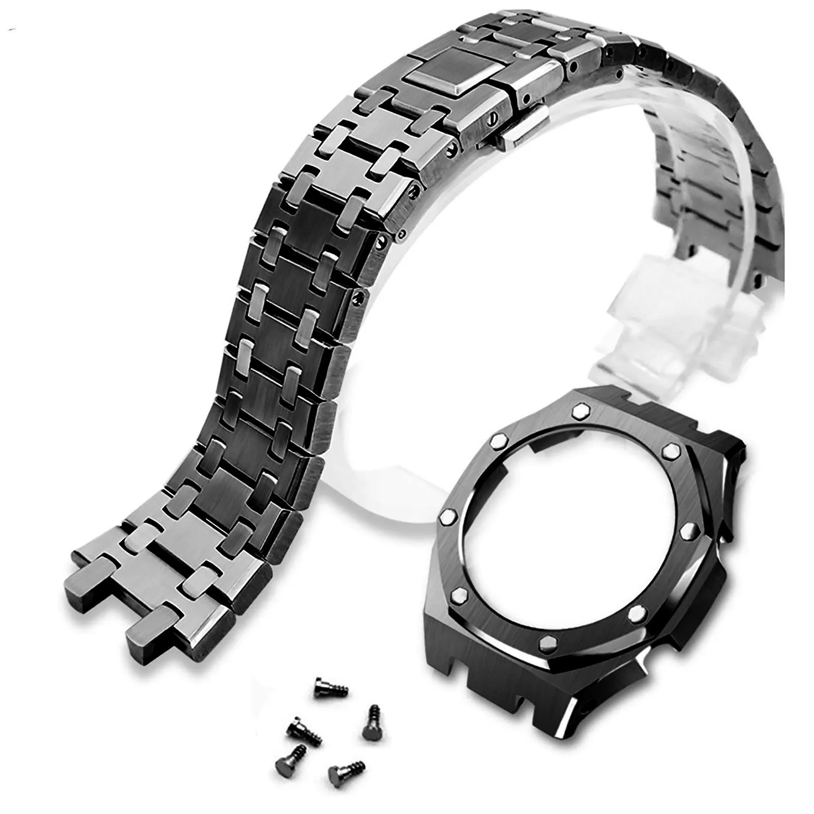 Modification GA2100 Metal Bezel for Casioak GMAS2100 Mod Kit  3rd Generation Steel Watch Case Strap GA2100