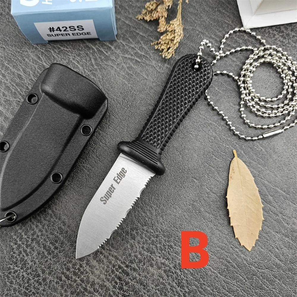 Cold 62K1 SR1 Lite Folding Knife 8Cr14Mov Clip Point Blade, Nylon Fiber Handles, Fruit Pocket Knife Tactical Knife EDC Multitool