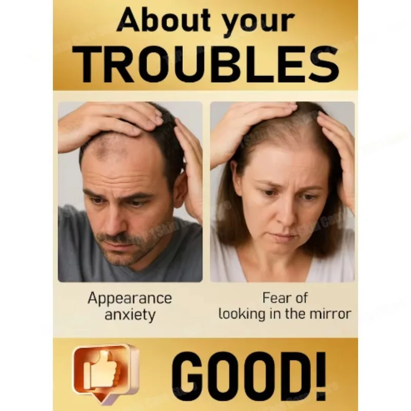 Stop hair loss in 7 days and grow natural hair in 15 days! Safe and gentle essential oil ingredients, easy to carry, and effecti
