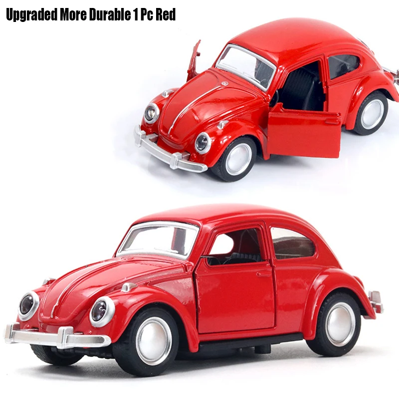 Motorcar Decoration Classic 1 36 Turn Alloy Double Door Retro Cars Gift Car Model Beetle Vintage Door Opening Children Gift