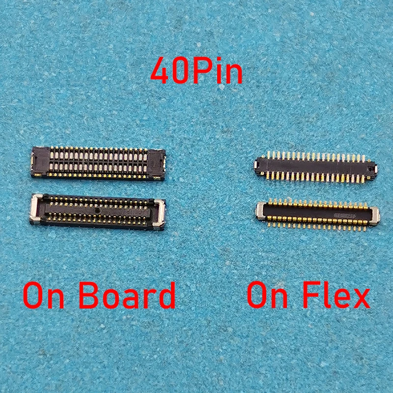 5-10pcs 40pin LCD Display FPC Connector On Motherboard for Xiaomi 10T 10TPro Redmi NOTE 9PRO 5G/Note9 Pro 5G/Note9S/Note 9S K30S