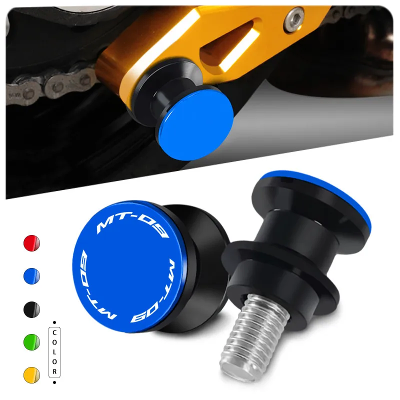 

6MM Motorcycle Accessories CNC Swingarm Spools Stand Screws Slider Parts For MT07 MT09 MT10 mt10 FZ-10 MT07 FZ07 MT09 FZ09