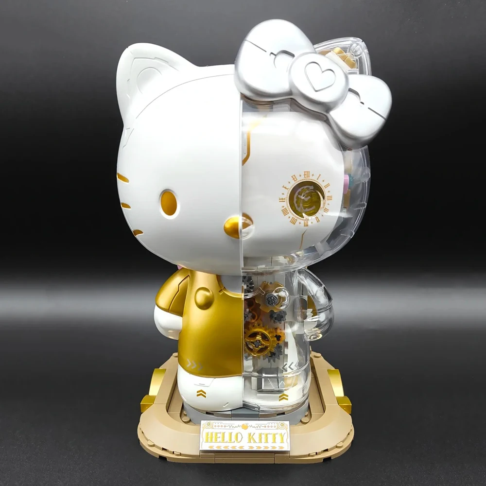 

Toptoy Sanrio Hello Kitty платиновые полумеханические строительные блоки подарок для девочек декоративные украшения женская фигурка игрушка