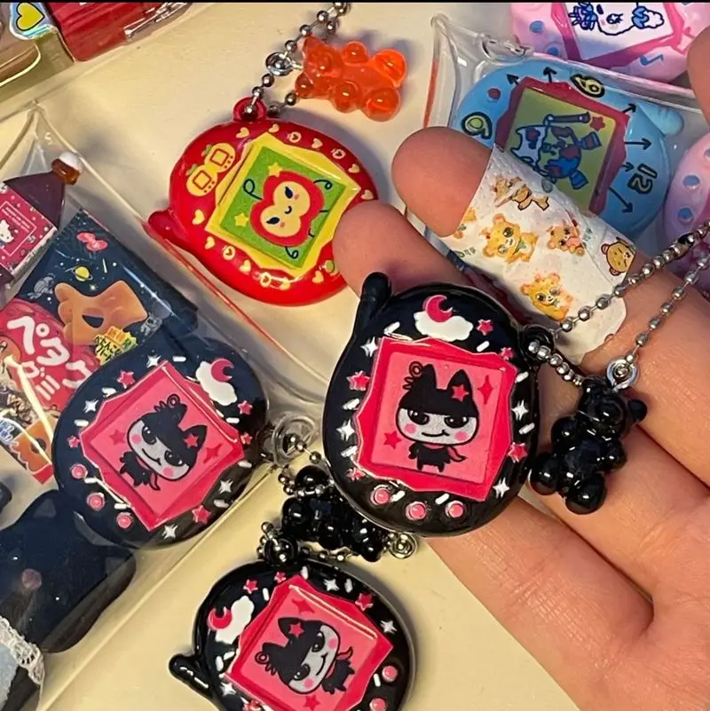 Tamagotchi Keychain Pendant Miniature Toy Gashapon Gift