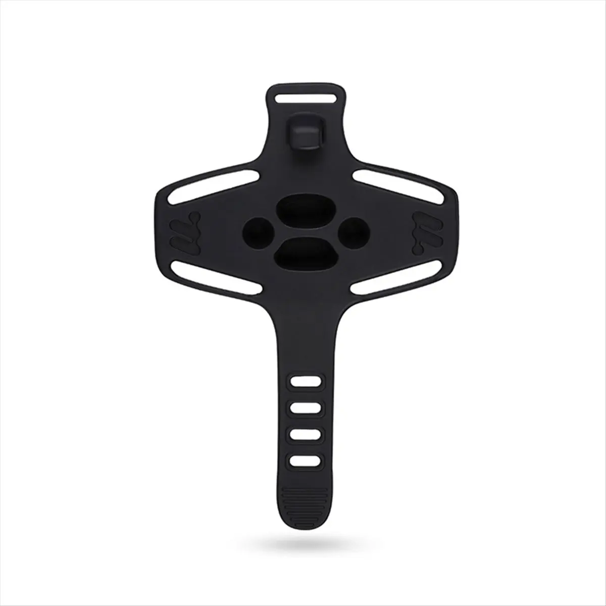 *A91P 4-6.7 Inch Bicycle Motorcycle Mobile Phone Holder Bracket Silicone Support Silicone Pull Type for All Phone Stand Black