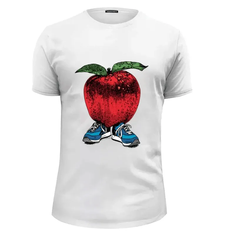 Summer Fashion Produce Men Creative T-Shirt Vegetable Trend Hip Hop Personality O Collar Short Sleeve Large Size Quality Shirt