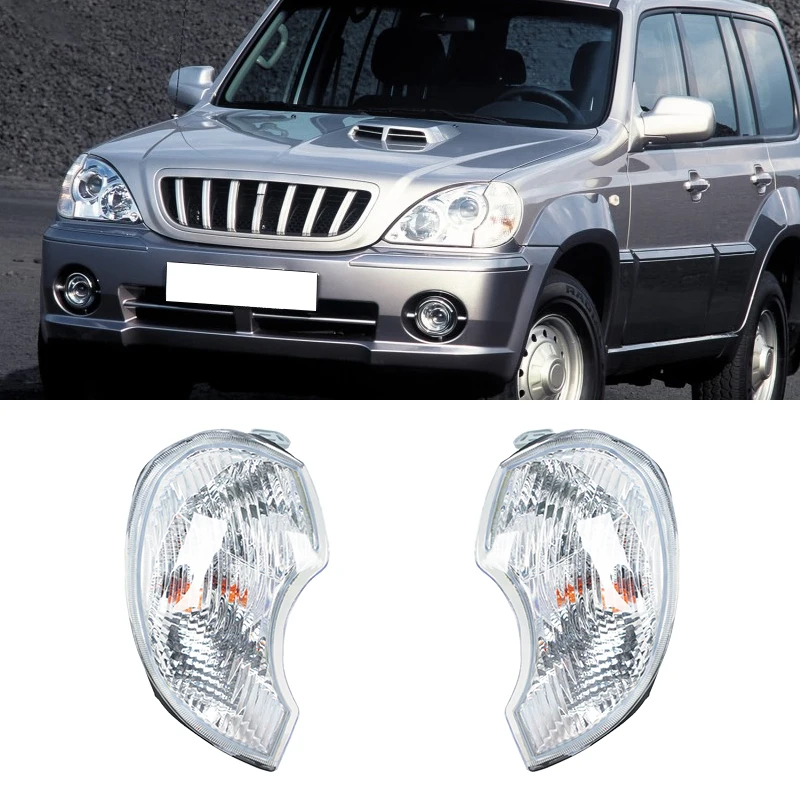

For Hyundai Terracan 2001 2002 2003 2004 2005 2006 Front Bumper Lights Turn Flashing Lights Driving Signal Lights Corner Lights