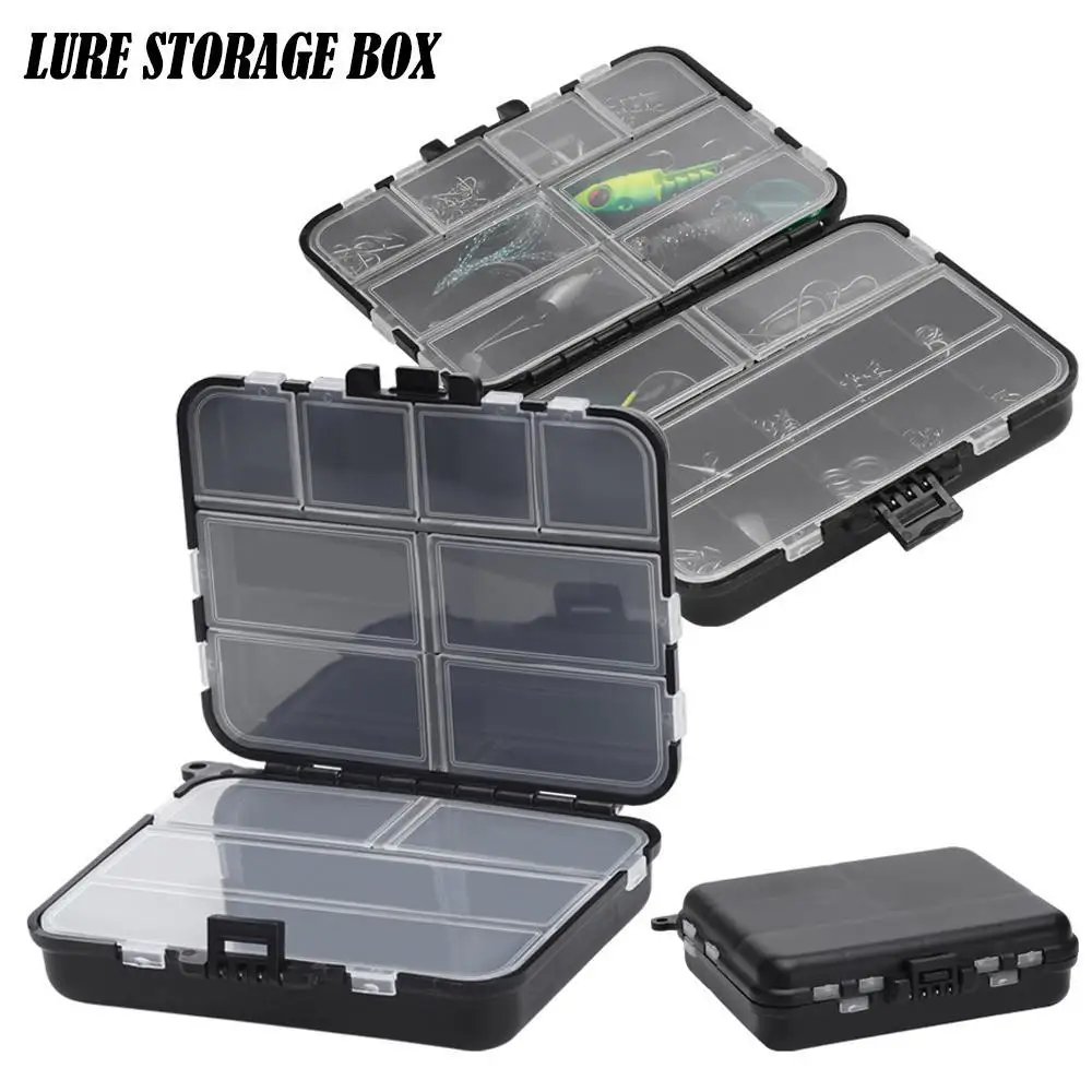 Fishing Tackle Box Portable Waterproof Fishing Accessories Storage Box Compartment Hook Lure Bait Case Organizer