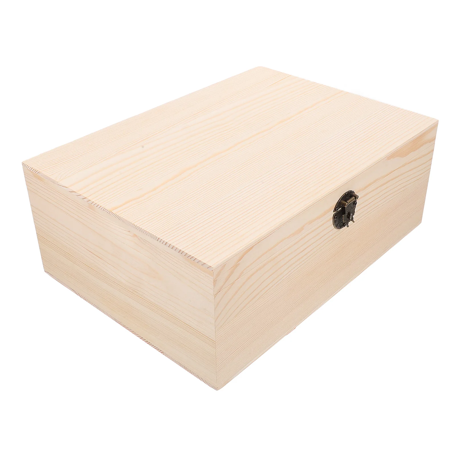 

Wooden Jewelry Box with Lid Small Keepsake Storage Case for Rings Earrings Necklaces Bracelets Trinkets Organizer Vintage Craft