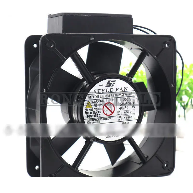 

ONE STYLE FAN S18F20-MGWCS 200V 40/50W Cooling Fan New