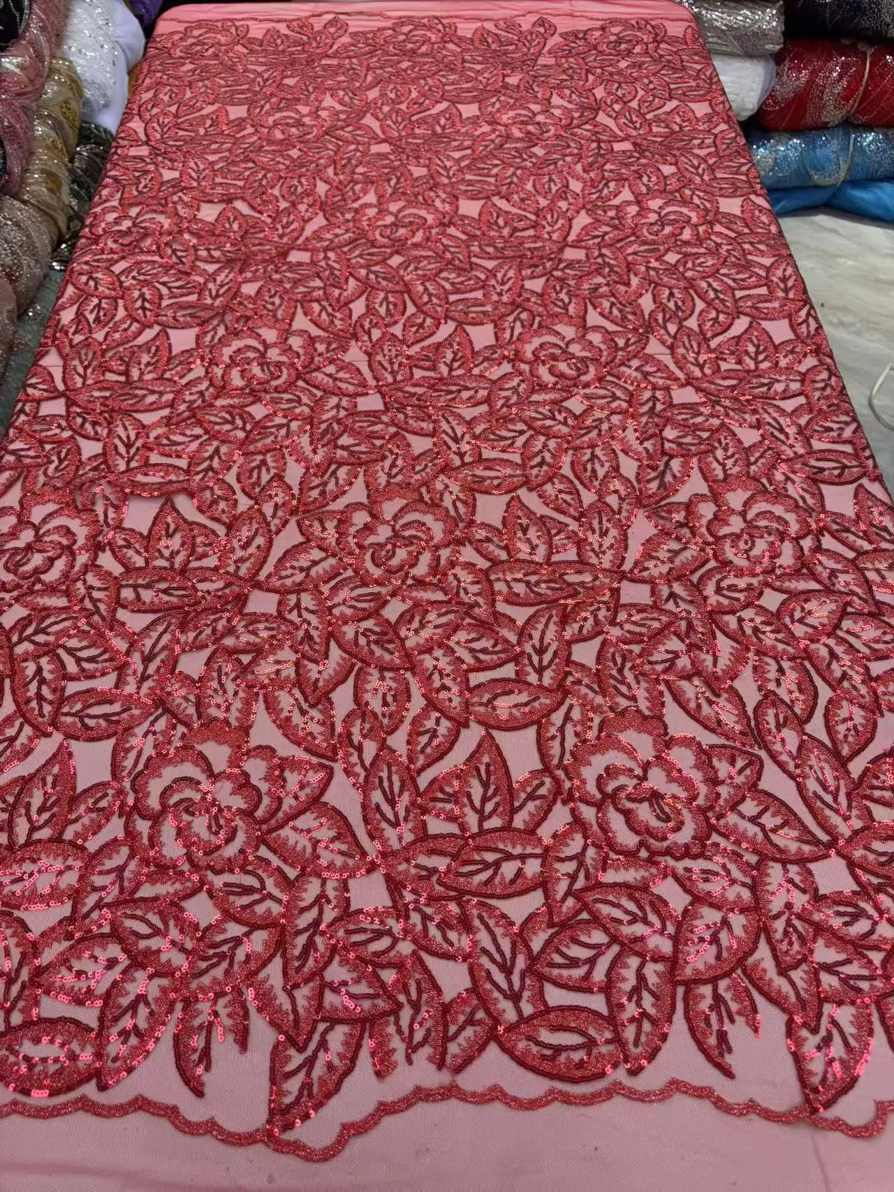 

Новинка 2026, высокое качество, африканский тюль, кружевная ткань, нигерийский молочный шелк, вышивка, кружево с блестками для женщин, вечерние свадебные платья