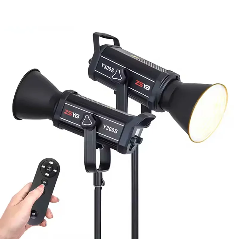 Factory Supply ZSYB Y300S 300w 2700K-6500K Portable Led Studio Video Light For Lighting Shooting