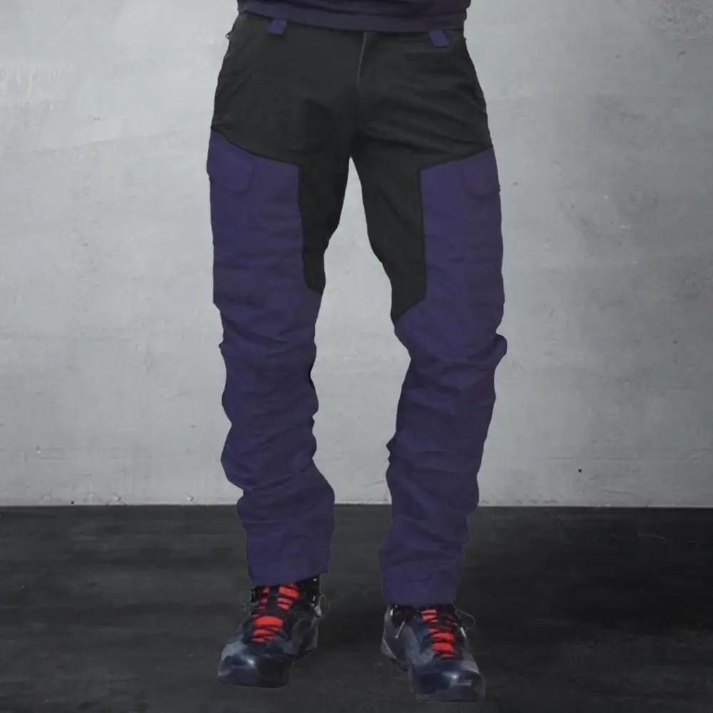 ﻿   メンズカーゴパンツ ツートーン パッチワーク カジュアル カーゴパンツ ジョギング ワークカーゴパンツ 男性用 メンズ服 登山パンツ