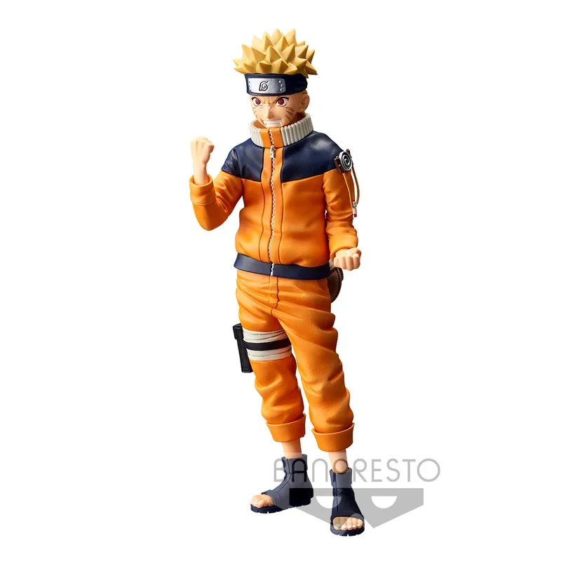 Bandai Genuine NARUTO Anime GrandistaNero Uzumaki Naruto Action Figures Collectible Model Nine-tailed Toys Gifts for Kids