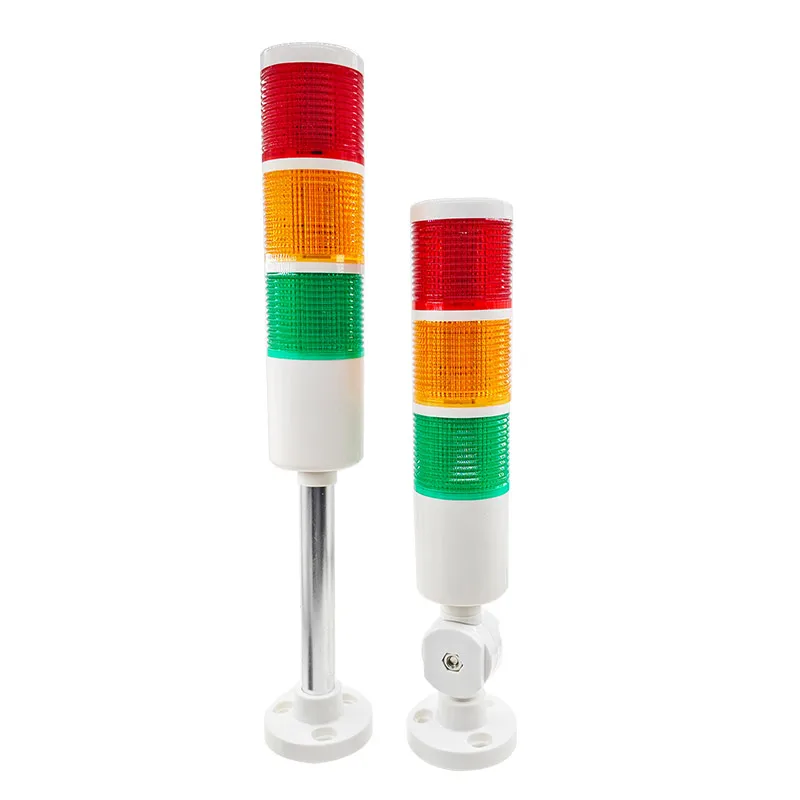 24V DC Multi-Layer LED Signal Lamp Tri-Color Warning Light for CNC Machine Working Indicator 12V 220V Pilot Light