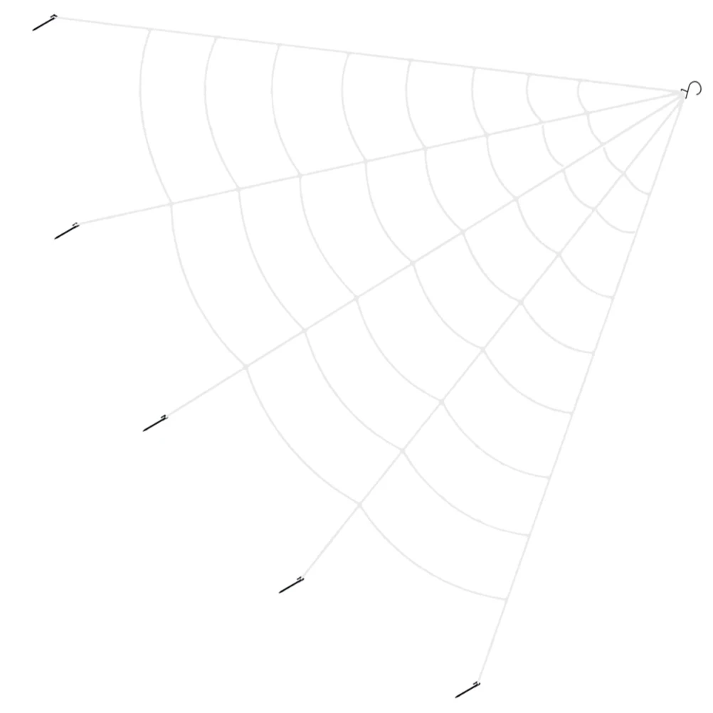 

Giant 5M Triangular Spider Web Decorations Plastic Halloween Props House Party Supplies Fake Webs Garden Decor