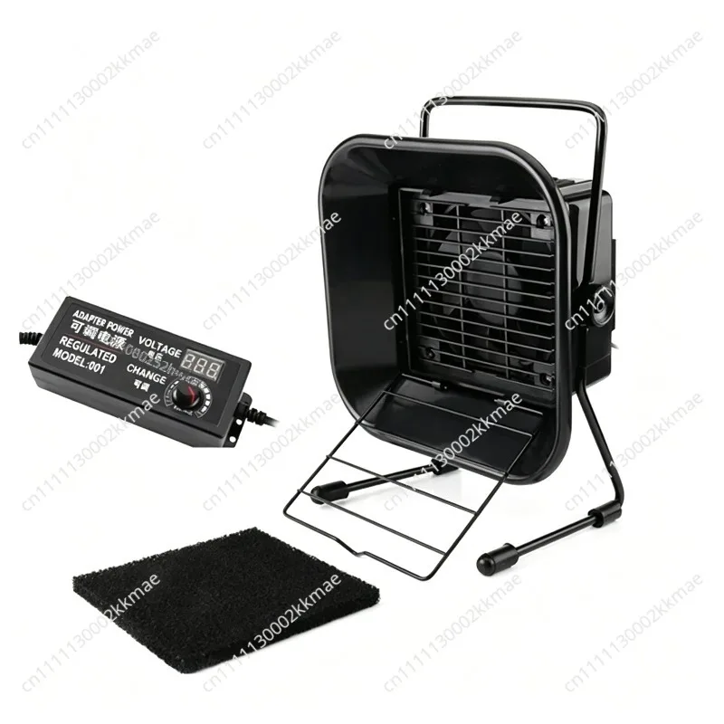 60W Adjustable Speed Solder Smoke Absorber, ESD Fume Extractor - 2M Pipe For Exhaust Ventilation