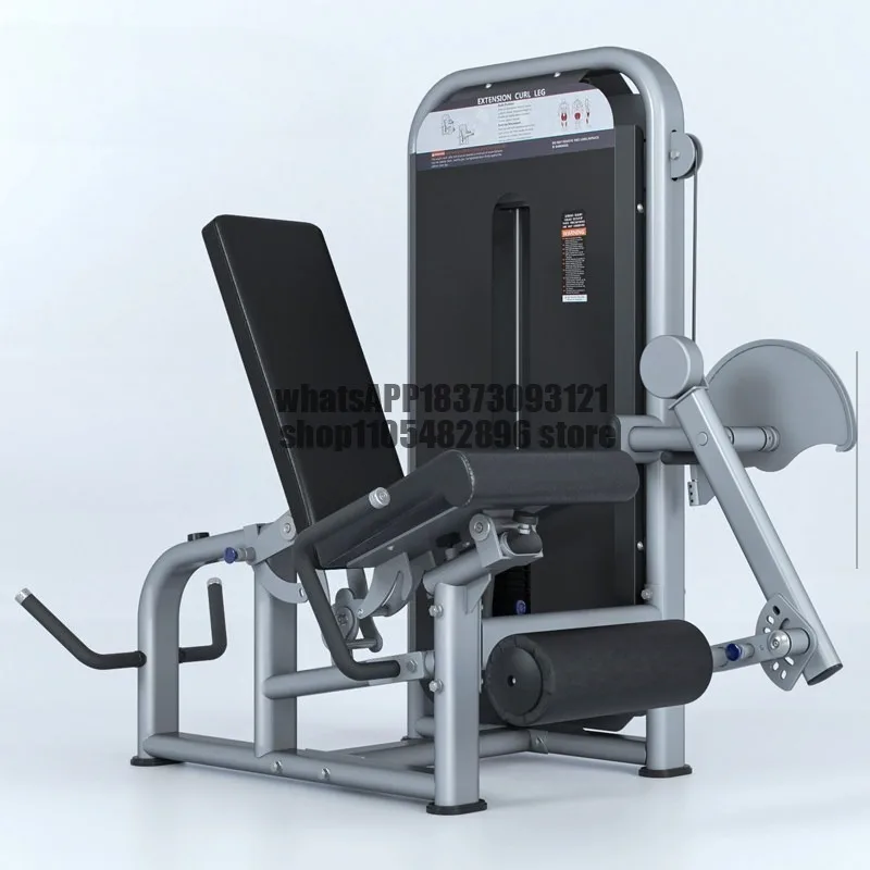 Sitting leg flexion and extension bending machine leaning over leg muscle strength trainer gym leg training equipment