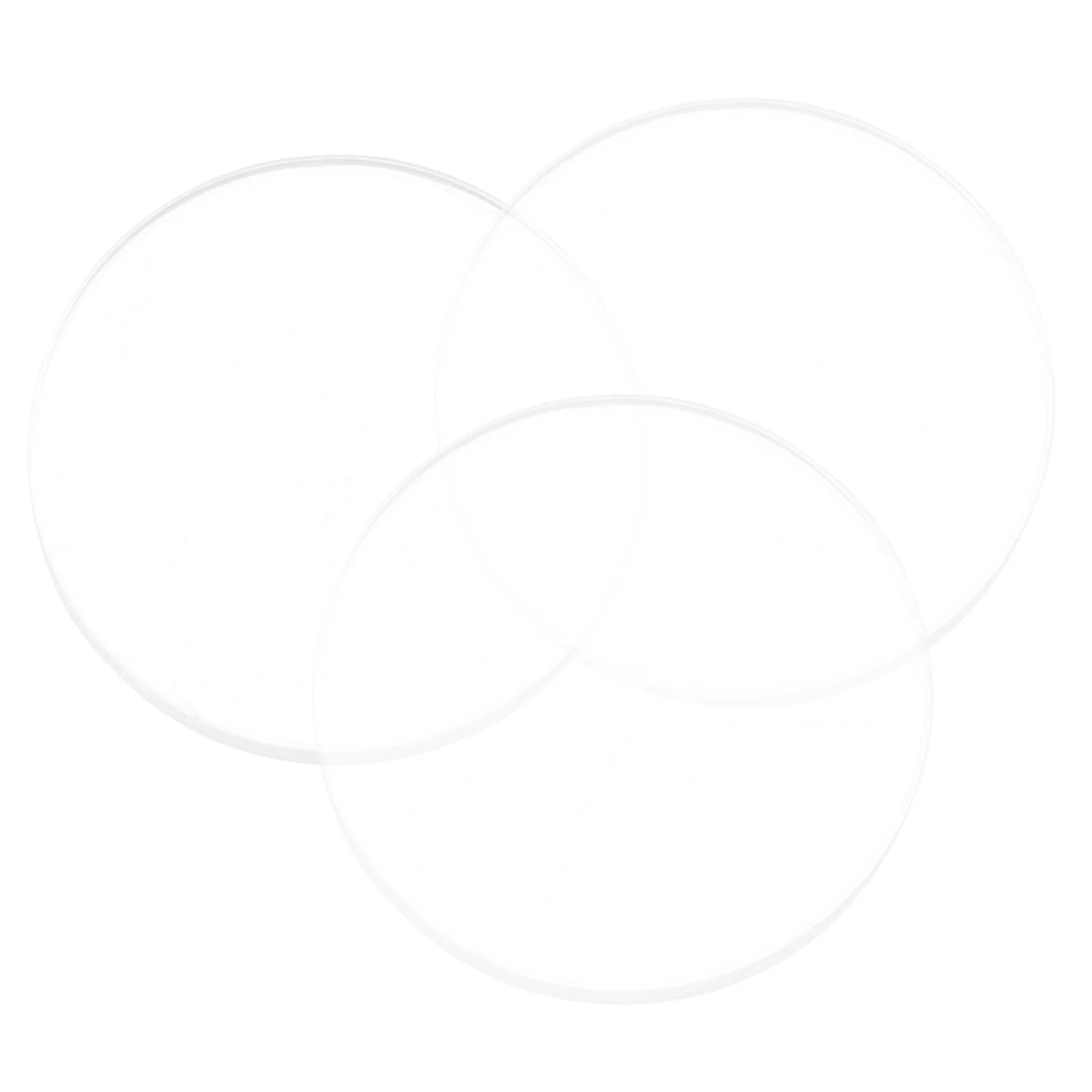 

3Pcs Protective Lens Clear Lens High Transparency Hood Replacement Auto Shade Lenses