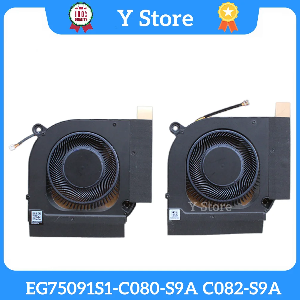 

Y Store New Original Laptop CPU GPU Cooling Fan For ACER EG75091S1-C080-S9A EG75091S1-C082-S9A DC12V 7.20W 4Pin Fast Ship