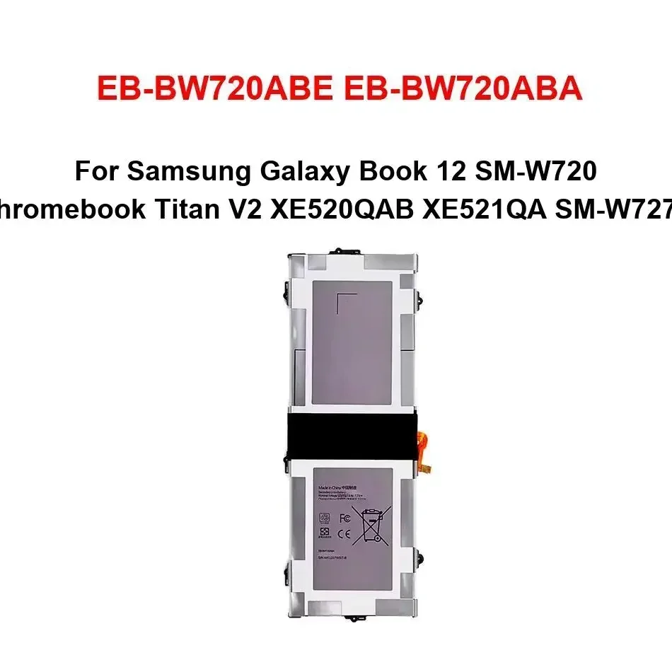 

EB-BW720ABA EB-BW720ABE Аккумулятор для ноутбука Samsung AA-PBMN2HO 2ICP4/81/111 XE520QAB для Galaxy Book 12 SM-W720 NP530XBB Bateria