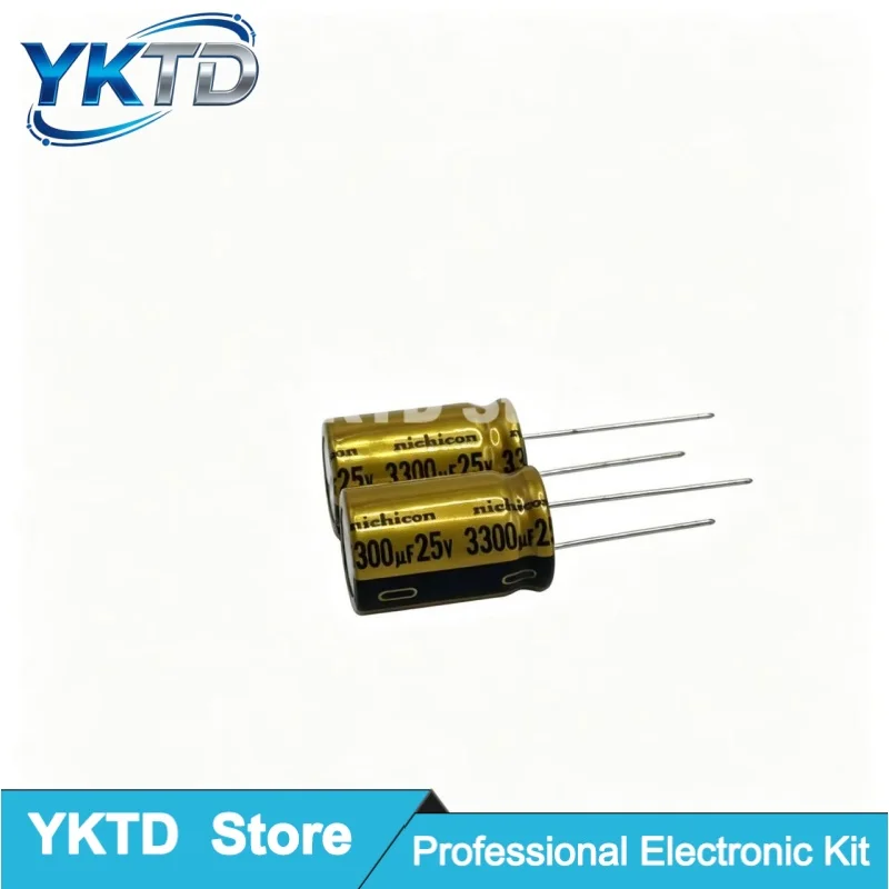 

10pcs NICHICON UFW1E332MPD 3300UF 25V 16X25mm FW Series Electrolytic Capacitors Hi-Fi Audio Capacitor 25V3300UF 3300UF25V