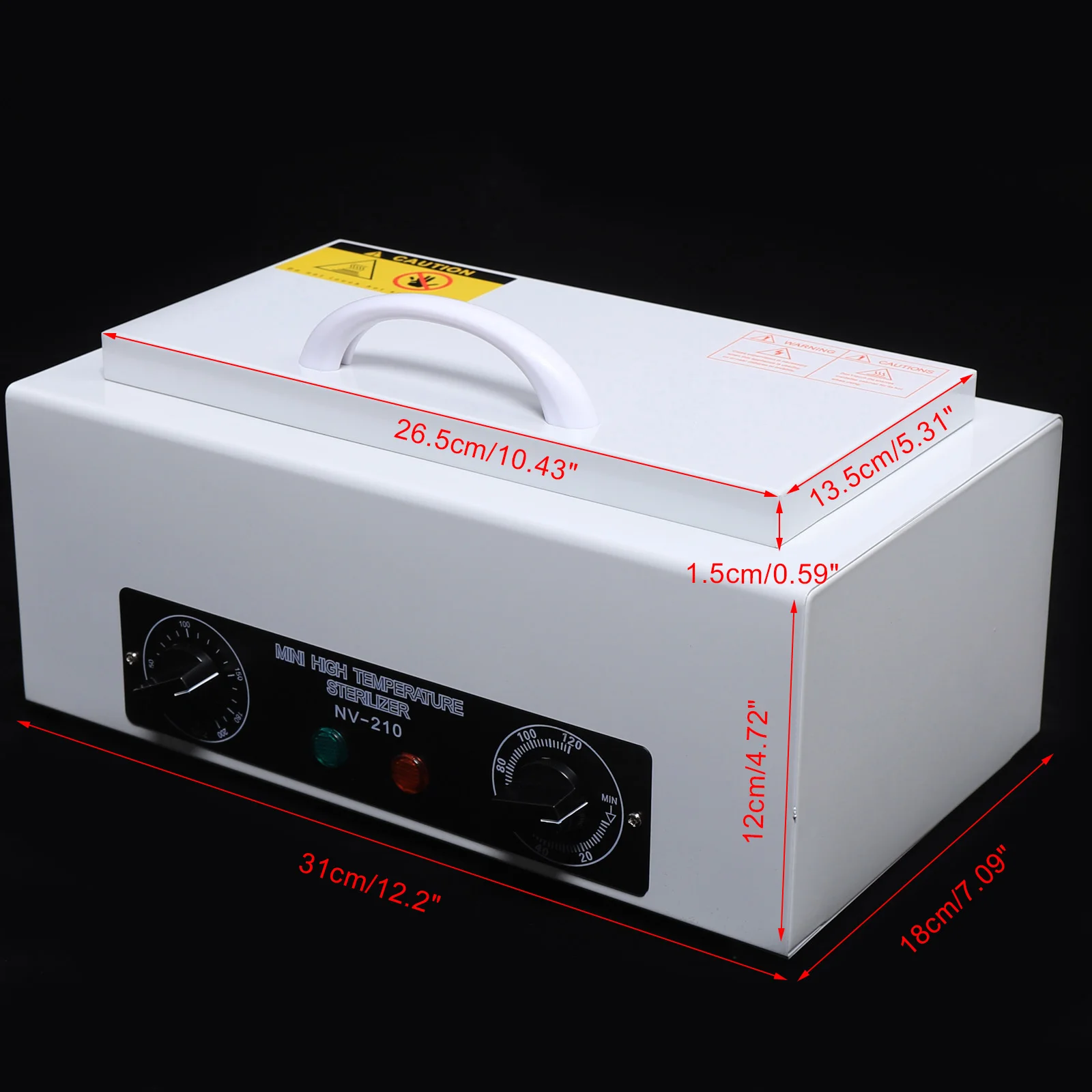 Heat Cabinet Autoclave Hot Dry High Temperature Tool 210 Disinfection Cabinet 110V Us Standard