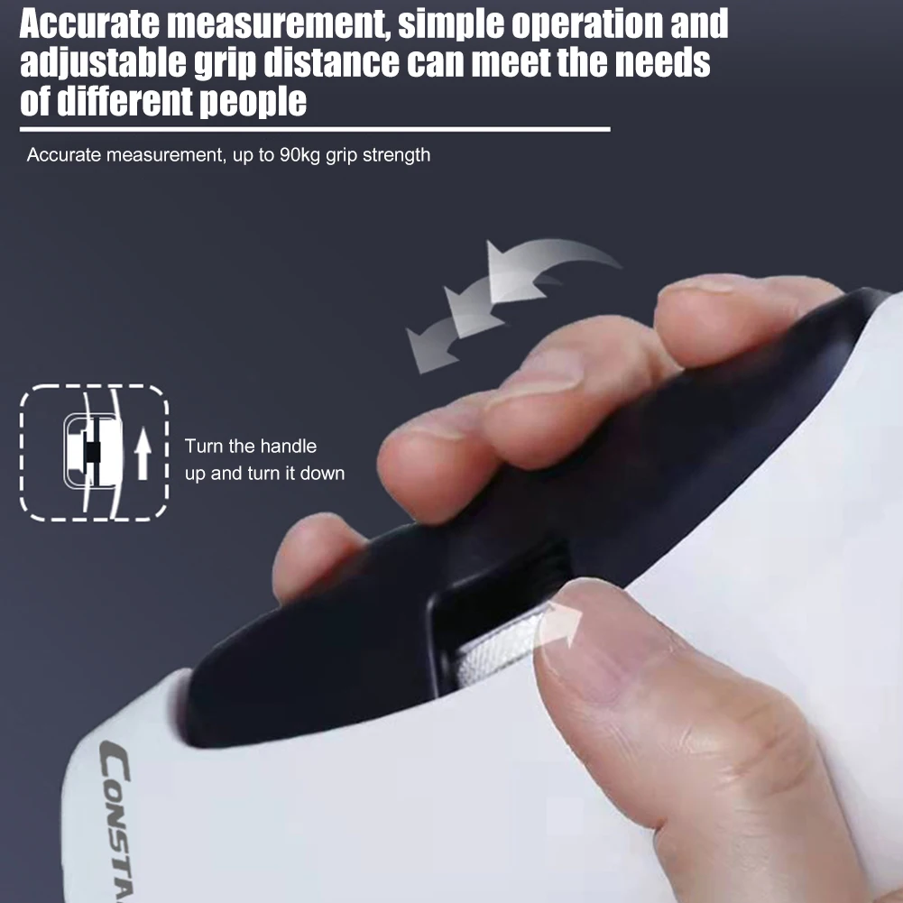 Hand Grips Measurement Meter Auto Capturing Electronic Grip Power Excerciser LED Display Accurate for Muscle Building