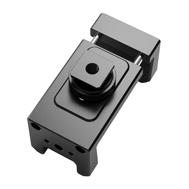 Aluminium Kamera Käfig SSD Halter Kalten Schuh Montieren Power Bank Clamp Clip 1/4 ARRI Loch für Nikon Canon Sony SLR Unterstützung Halterung – Detail 4