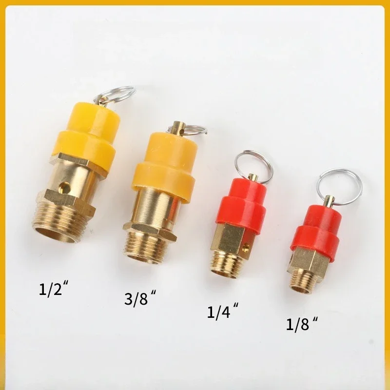 Air Compressor Pressure Safety Relief Valve Brass 1/8