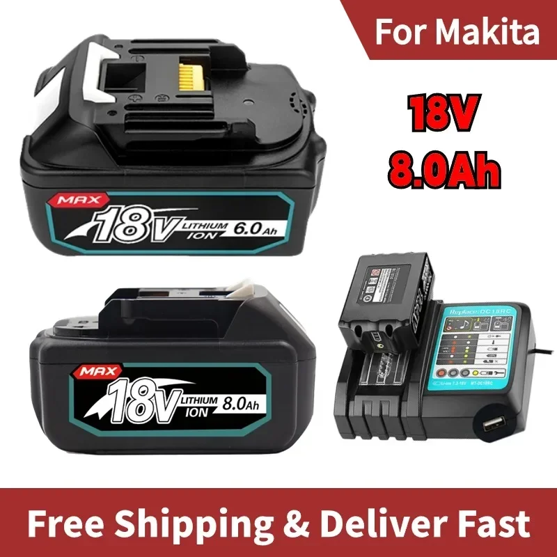 

BL1850 For Makita 18V Battery Rechargeable Battery Lithium-ion Cell Suitable for Makita Power Tool BL1860 BL1830 LXT400