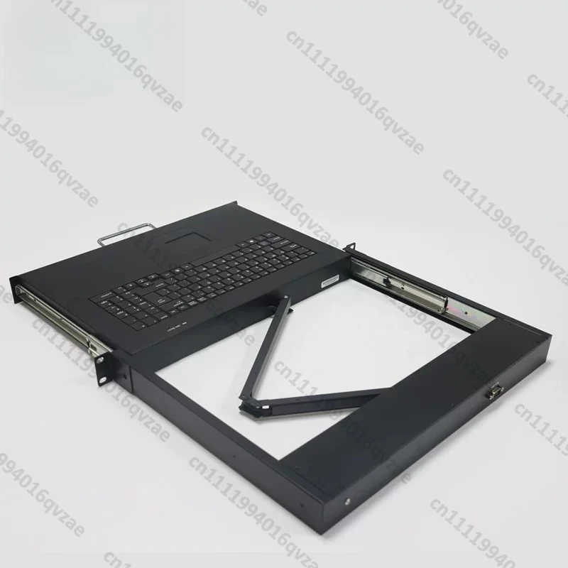 Cabinet Keyboard Drawer 1u Rack Mounted Industrial Touchpad Mouse Tray Pull-out Movable Self-locking Rail 19 Inch Telescopic