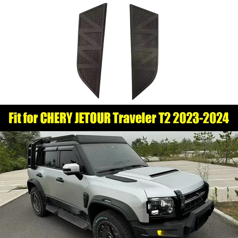 

New! Car Hood Decorative Panel Suitable for CHERY Jetour Traveller T2 2023 2024 Car Engine Hood Cover Auto Exterior Trim Parts