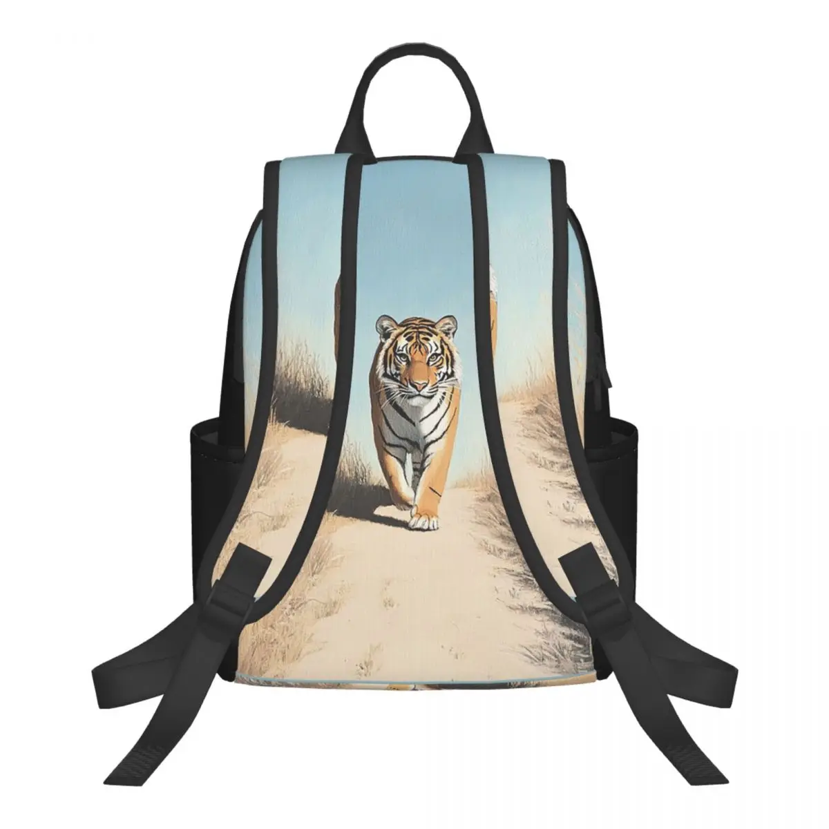 Tiger 1 Student Backpack School Bag Hiking Travel Daypack for Boys Girls Bookbag Shoulder Bags