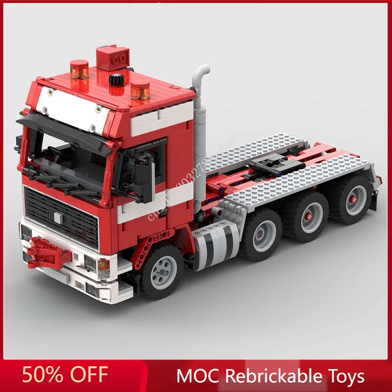 

1189PCS MOC City Transportation F16 Truck Model Building Blocks Bricks DIY Creative Education Assembly Puzzle Toys Gift