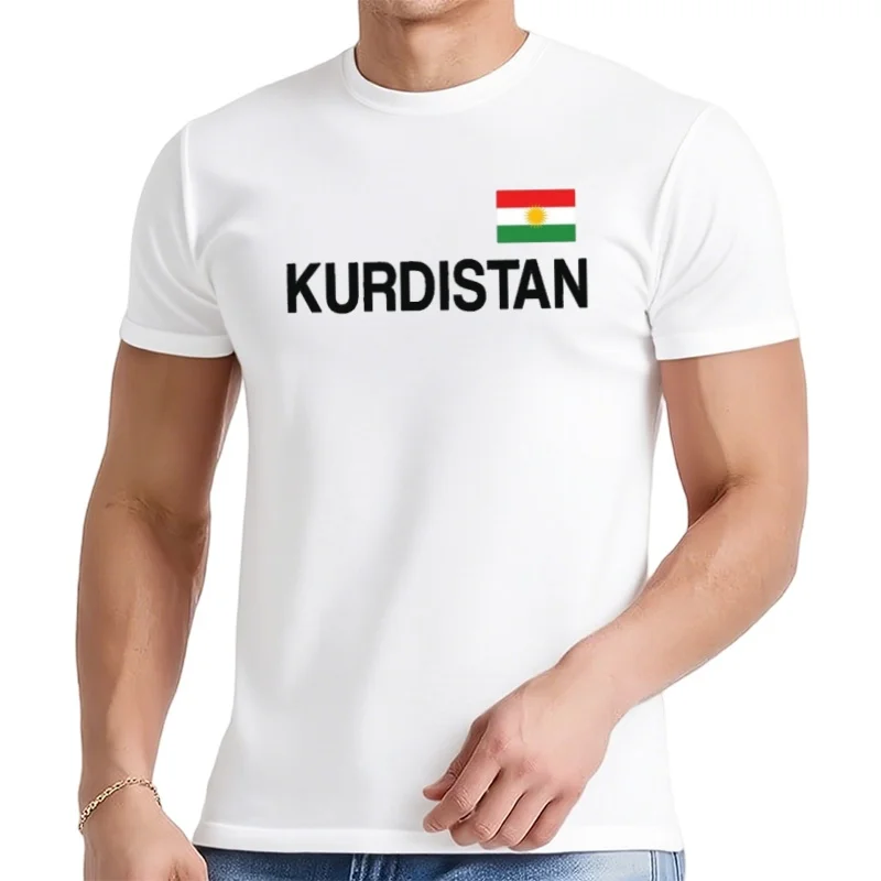 Camiseta Kurdistan Avec Drapeau Kurdistan Kobané camiseta Décontracté Imprimé Tops O Cou camiseta