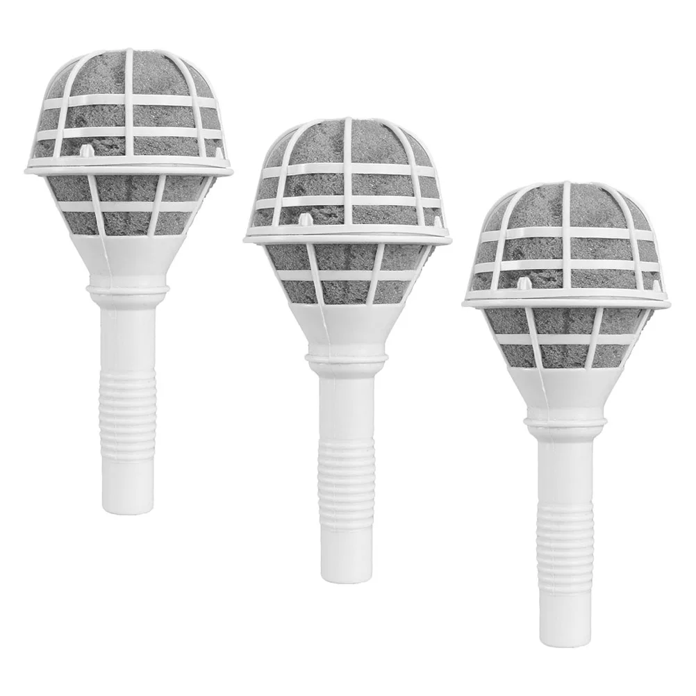 

3 Pcs Flower Packaging Materials Simple Holder Plastic Flowers Excellent Texture Base Bouquet Holders For Wedding DIY