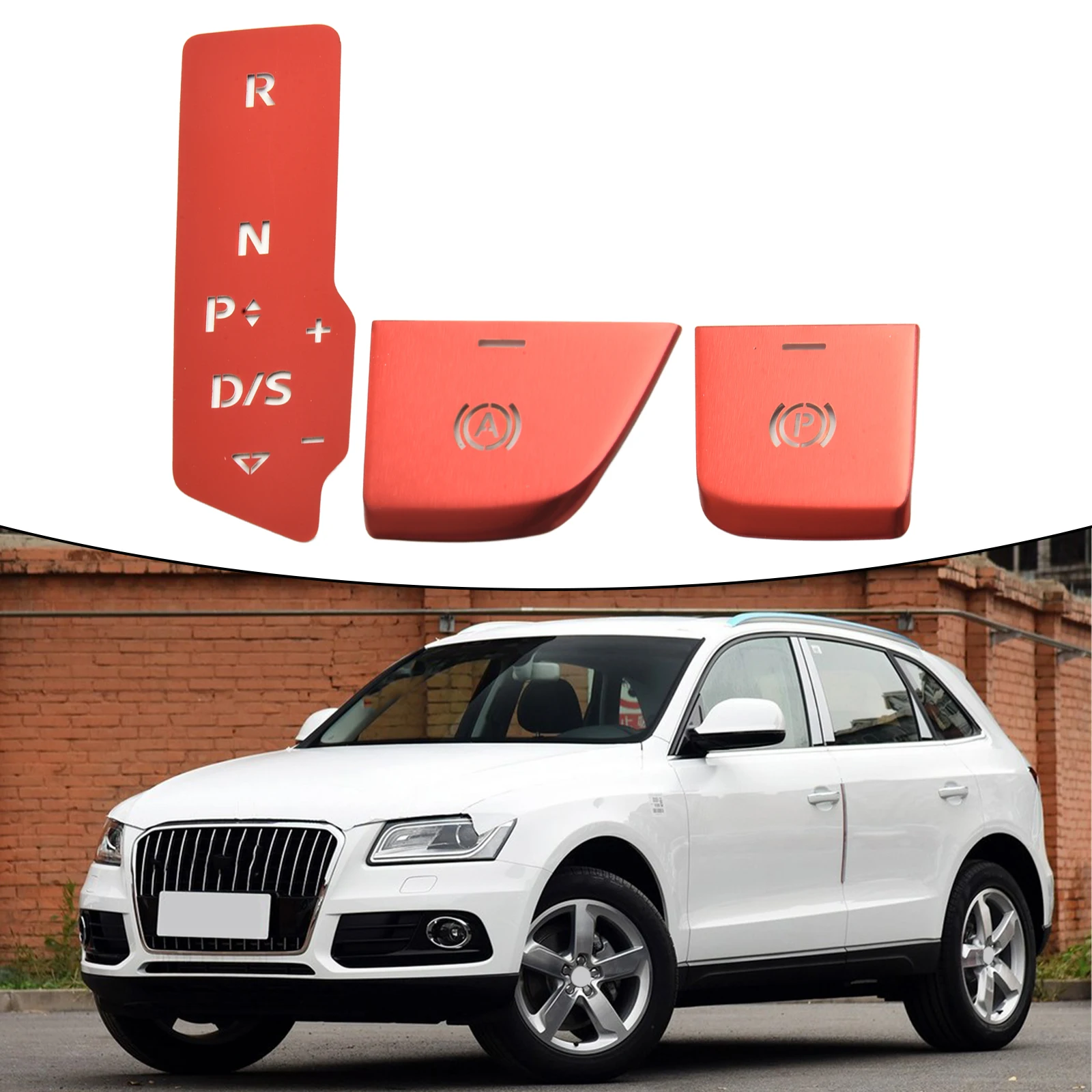 Q5 Gear Shift Sticker Center Console Trim Vehicle Upgrade Car Decoration Strict Factory QC Test Vehicle Decoration
