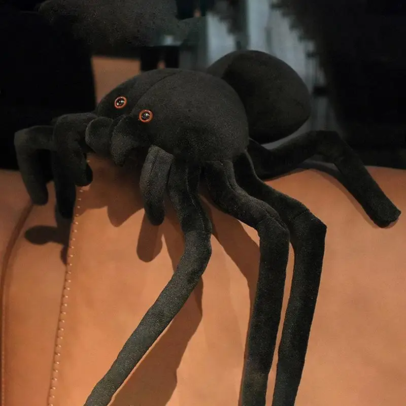 Peluche d'araignée mignonne à câliner, jouet à collectionner, oreiller d'araignée en peluche, beurre, Halloween