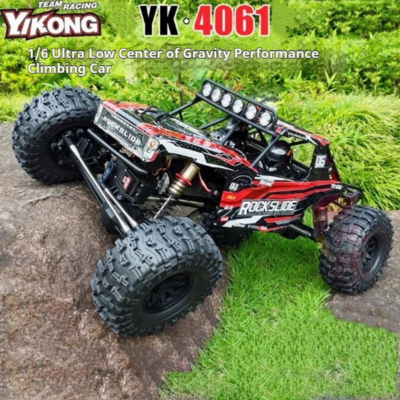 

Yikong YK4061 масштаб 1/6 сверхнизкий центр тяжести RC Rock Slide с дистанционным управлением электрический альпинистский внедорожник игрушка
