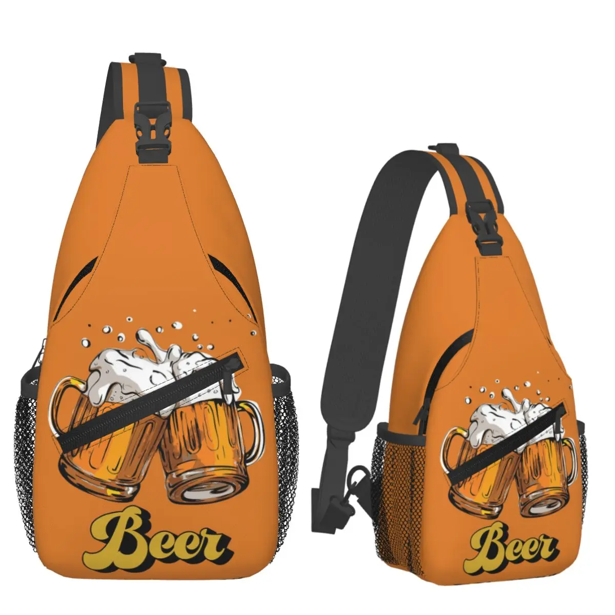 

Пивная нагрудная сумка, мужской рюкзак через плечо, нагрудная сумка, дорожный походный рюкзак, сумка на плечо
