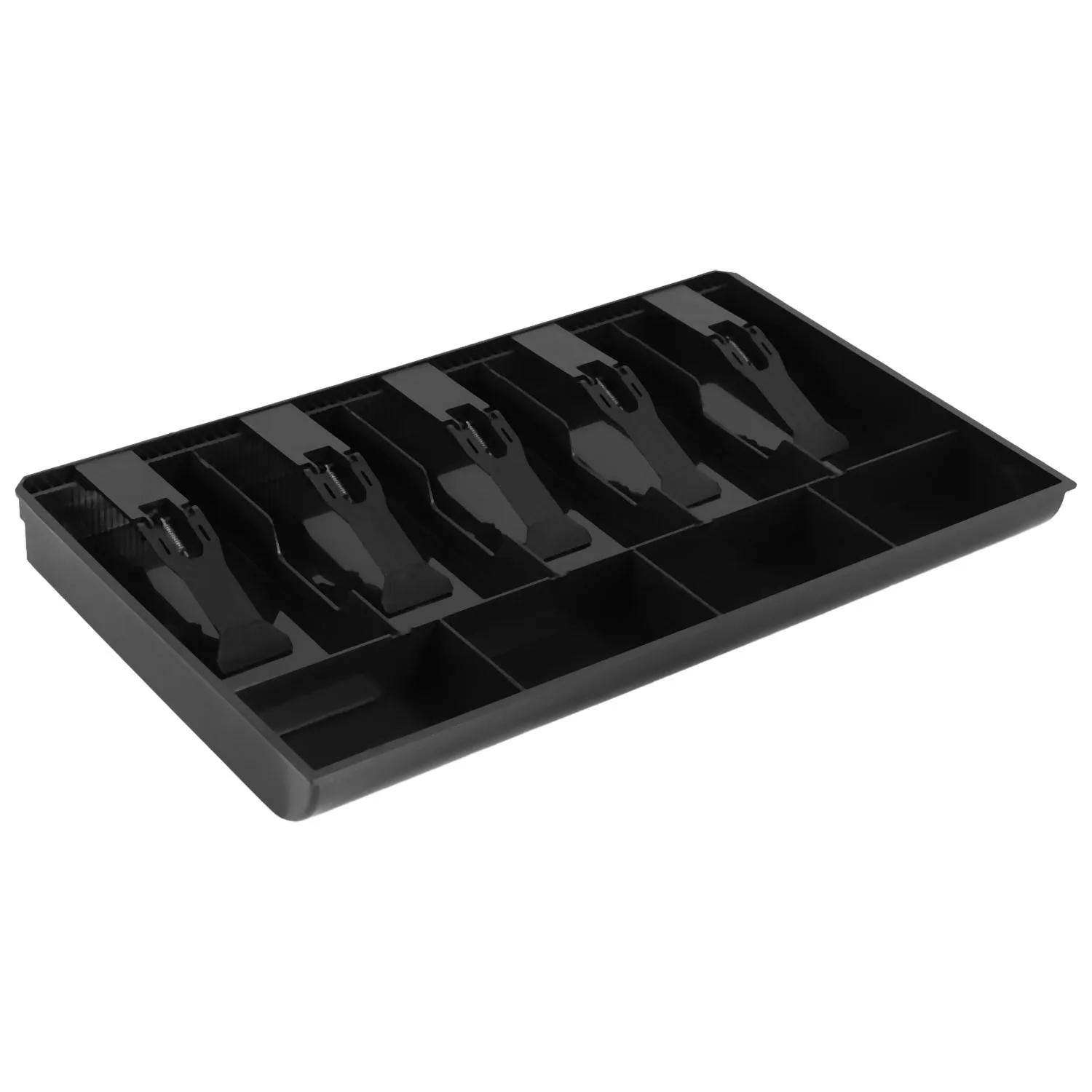 Money Cash Coin Register Insert Tray Replacement Cashier Drawer Storage Cash Register Tray Box Classify Store Black