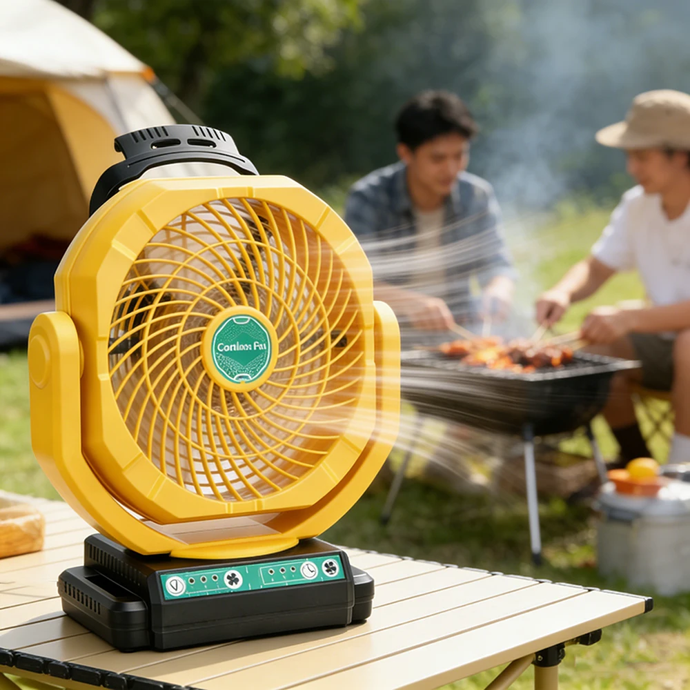 

Вентилятор на батарейках, для аккумулятора DeWalt 20V, беспроводной вентилятор для кемпинга, с регулируемой скоростью, с крючком для подвешивания, для строительной площадки (без аккумулятора)